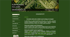 Desktop Screenshot of elektronika.enviroinvest.hu